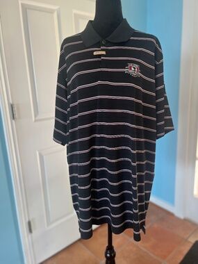 Adidas Climacool Golf Polo Shirt Mens 2XL Performance US Open 2010 Pebble Beach